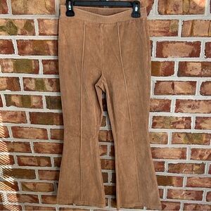 Aerie Tan Comfy Corduroy Pants. Size Small
